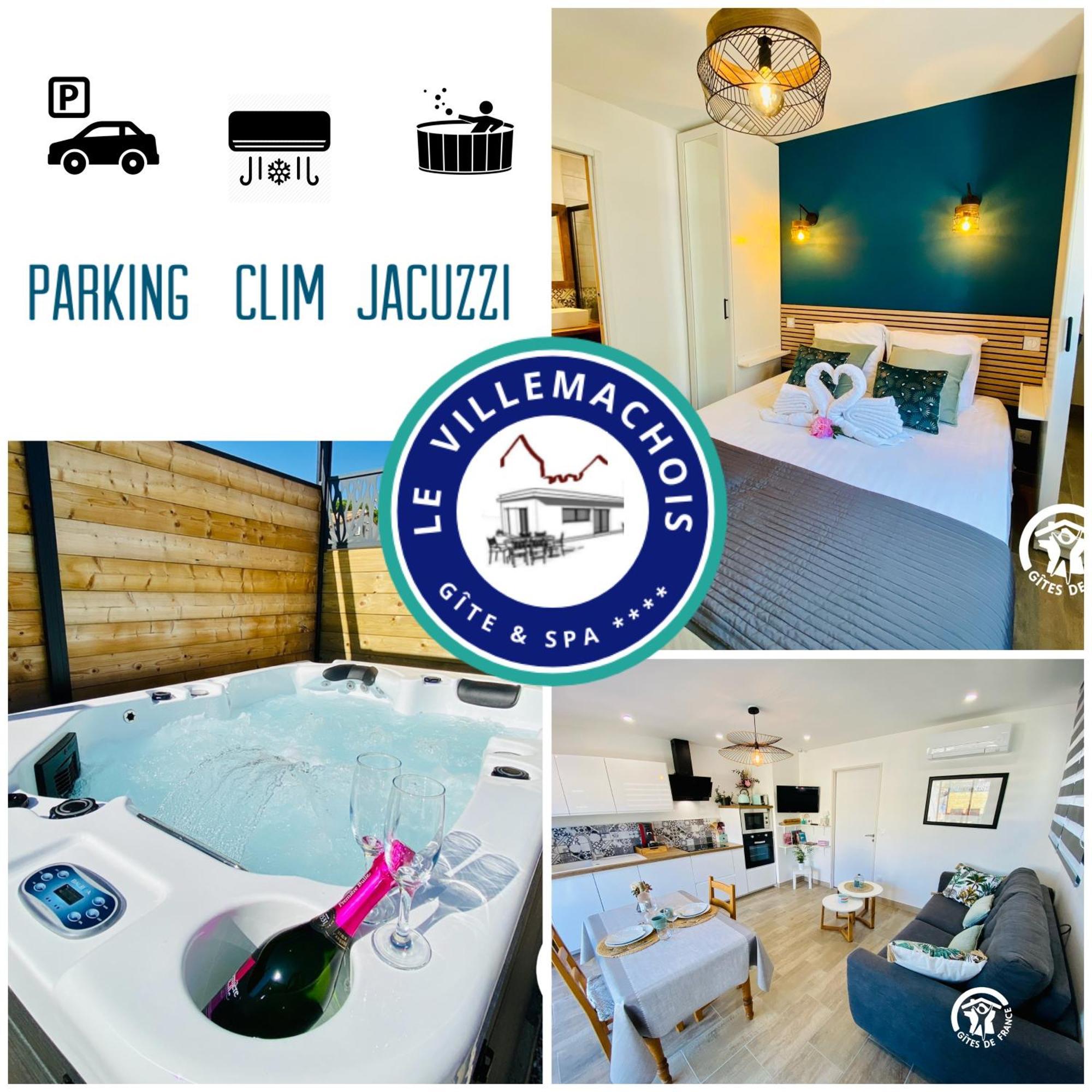 Gite & Spa Le Villemachois - 4 Etoiles - Jacuzzi Couvert - Calme Et Independant - Clim - Parking - 5 Min Carcassonne Villemoustaussou Kültér fotó