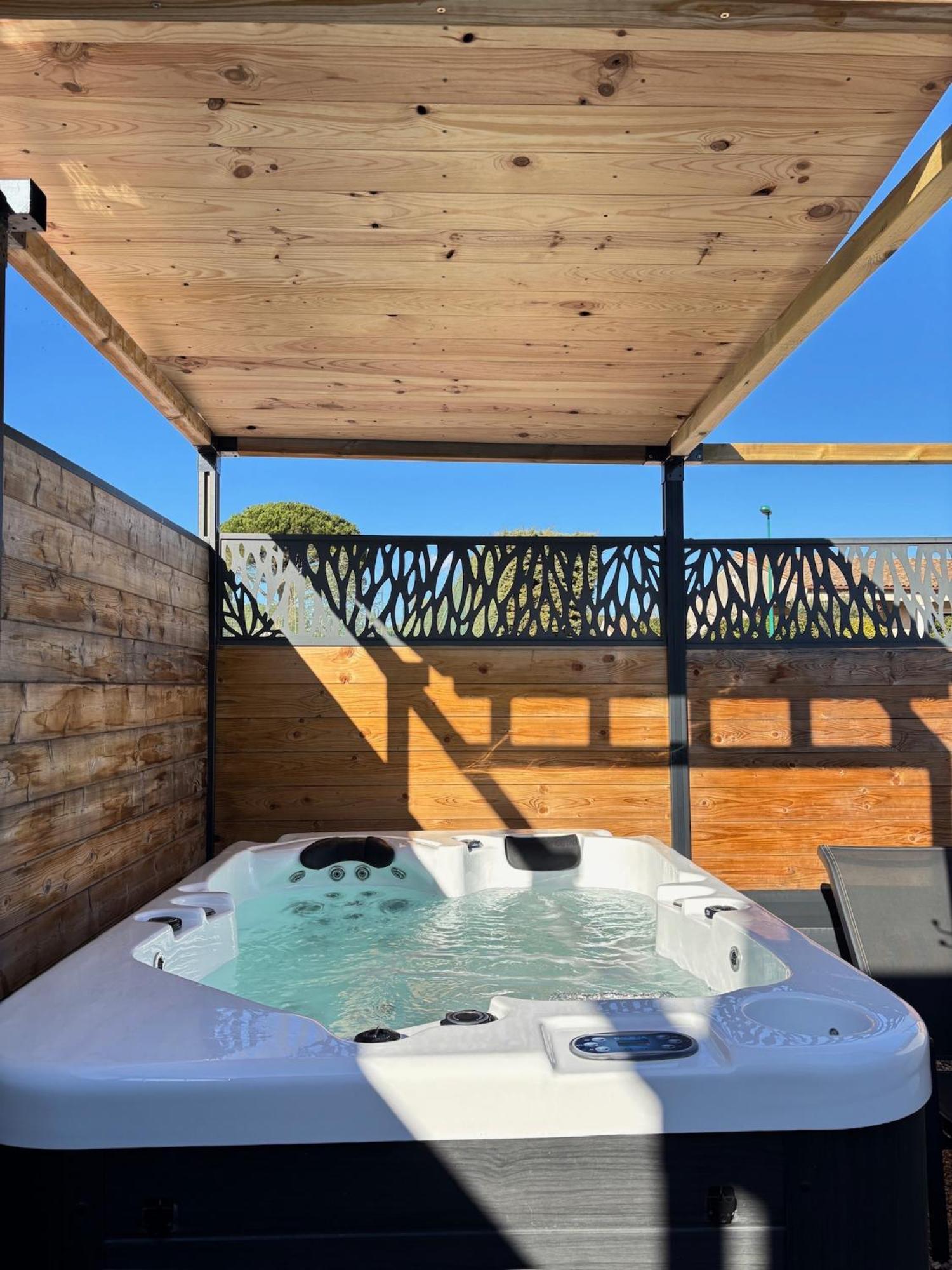 Gite & Spa Le Villemachois - 4 Etoiles - Jacuzzi Couvert - Calme Et Independant - Clim - Parking - 5 Min Carcassonne Villemoustaussou Kültér fotó