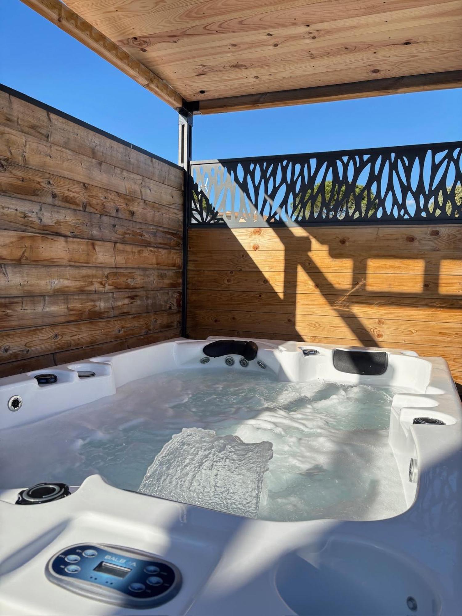 Gite & Spa Le Villemachois - 4 Etoiles - Jacuzzi Couvert - Calme Et Independant - Clim - Parking - 5 Min Carcassonne Villemoustaussou Kültér fotó